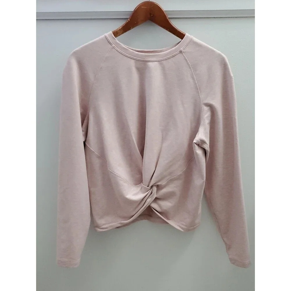 Lululemon Tuck & Gather Pullover Pink Size 8